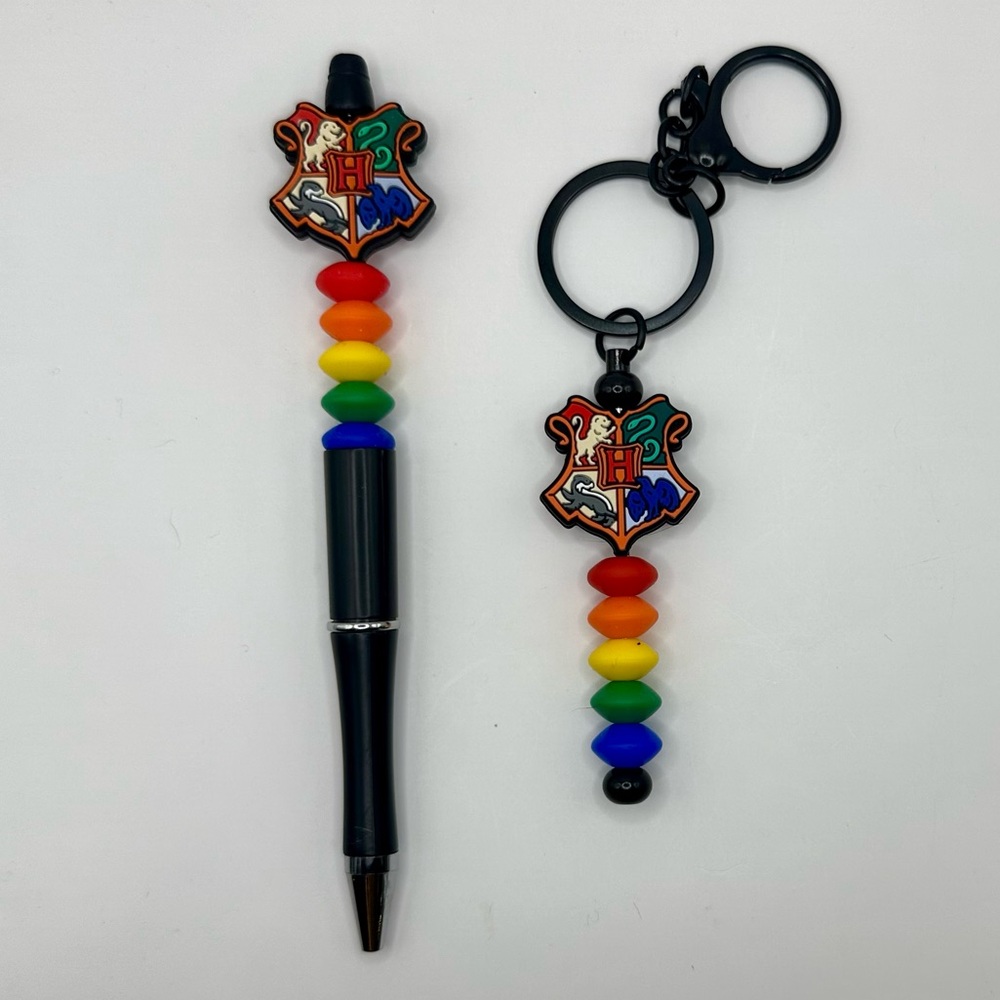 Wizard Pen and Keychain Set